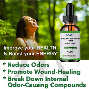 Private Label Healthcare propoli estratto ricco <span class=keywords><strong>di</strong></span> flavonoidi <span class=keywords><strong>miele</strong></span> 30ml Novo Mel 11% estratto <span class=keywords><strong>di</strong></span> propoli verde brasiliano <span class=keywords><strong>gocce</strong></span> - Product Image 2