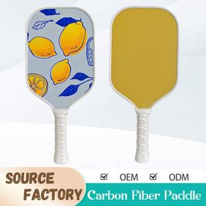 Carbon Fiber T700 Attack Style Pickleball <b>Paddle</b> <b>With</b> Grit Paint Matte Finish Enhanced Friction <b>Control</b> Customizable & Wholesale - Product Image 1