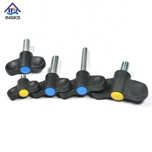 M10 M12 M16 M25 M32 Fuerza engrosada Acabado brillante Perilla de estrella de plástico de baquelita Perilla de sujeción - Product Image 2