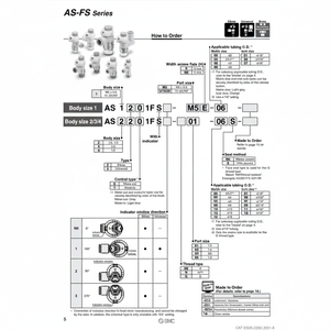 Contrôleur de vitesse pneumatique SMC AS2211FS-02-10S pièce pneumatique - Product Image 1