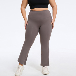 <span class=keywords><strong>Leggings</strong></span> da donna Plus Size a vita alta da Yoga pantaloni Fitness alla moda stile pesca <span class=keywords><strong>effetto</strong></span> dimagrante Casual svasato a vita media <span class=keywords><strong>Leggings</strong></span> - Product Image 2