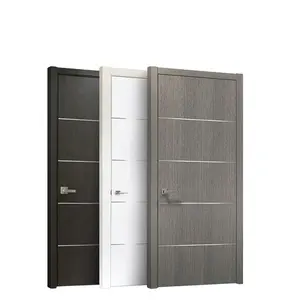 Golden Supplier Competitive Price Modern Design Customized WPC Press PVC Bathroom Doors