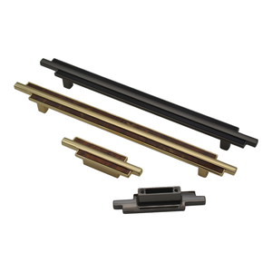 New Design Pull Black Drawer Furniture Handles Cabinet Handle Morden Metal Handle
