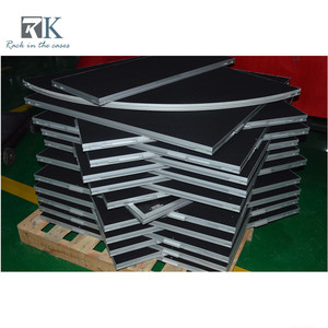 RK Triangular Table With Aluminum Folding Legs & Black <b>Platform</b> <b>Stage</b> - Product Image 6