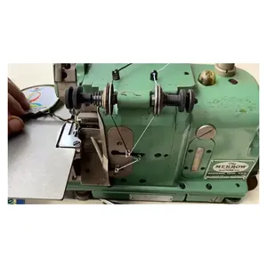 Used Merrow MG-3U Ovelock Machine Sewing Machine for Epaulette Badge Stitching