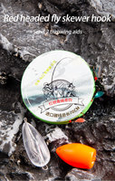 Ensemble de pêche en eau douce Woolly Bugger avec flotteur ou hameçon coulant, mouches artificielles simulées