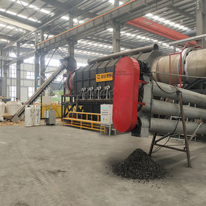 Horno de Carbonización Continua de Cáscara de Arroz de Alta Eficiencia, Horno de Carbonización de Residuos Agrícolas y Forestales - Product Image 1