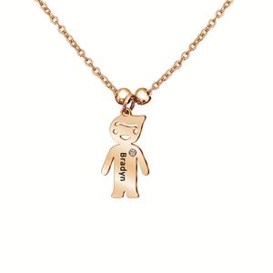 <b>Custom</b> Women's Cartoon Charms Beaded Stainless Steel Blank Engraved <b>Name</b> <b>Necklace</b> with <b>Custom</b> Logo Casual Sporty - Product Image 4