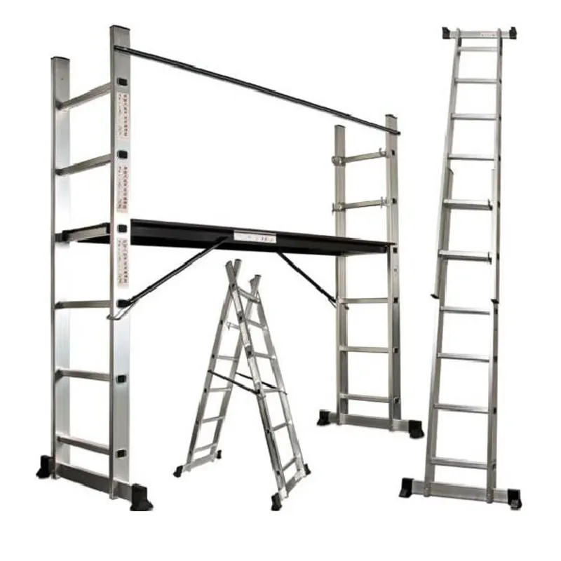 Lichtgewicht Multifunctionele Aluminium Steigerladder Directe Leverancier Platform Fabriek Traditionele Aluminium 1.2Mm