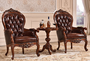 Fauteuils de détente d'inspiration antique de luxe, meubles élégants, <span class=keywords><strong>fauteuil</strong></span> à dossier inclinable pour la lecture, <span class=keywords><strong>fauteuil</strong></span> de salon en bois royal - Product Image 3
