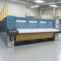Repasseuse à plat entièrement automatique haute vitesse pour draps de lit, facile à utiliser, à quatre rouleaux, machine à repasser commerciale