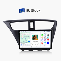 Radio con Carplay Inalámbrico Junsun para Honda Civic 9, Radio Android para Honda Civic 9 FK FB 2012-2017, Autoradio Multimedia con Navegación