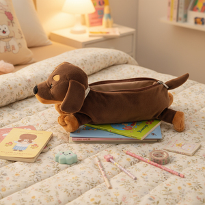 Peluche a forma di cane <span class=keywords><strong>barboncino</strong></span> grigio con tuta, regalo di compleanno per bambini, decorazione per la casa, antistress, in cotone PP, morbido animale di peluche - Product Image 2