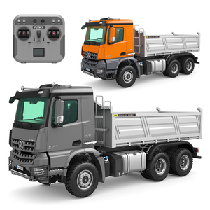 Kabolite K5702 1:14 échelle <span class=keywords><strong>6X6</strong></span> tige de levage électrique <span class=keywords><strong>camion</strong></span> à benne basculante 2.4G <span class=keywords><strong>RC</strong></span> modèle de véhicule d'ingénierie en métal - Product Image 1