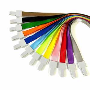 Hot Sales Factory Manufacturer Professional Manufacturer Nylon ID Holder <b>Lanyard</b> with Bulldog Clip - Product Image 1