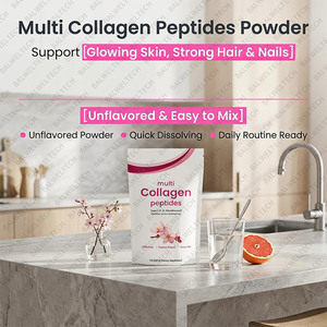 Colágeno en Polvo al por Mayor con Péptidos de Colágeno Múltiple, Vitamina C y Ácido Hialurónico para Apoyar la Salud del Cabello y la Piel - Product Image 3