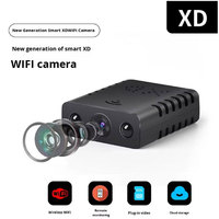 Mini Cámara XD WiFi con Batería de Larga Duración, Video CMOS, Visión Nocturna Infrarroja Inteligente IR-CUT, Gran Angular de 123°, H.264, Seguridad para el Hogar y Deportes