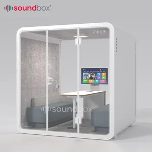 Soundbox कार्यालय बूथ उद्यान कार्यालय फली खुले वेंटिलेशन के साथ कार्यालय बैठक के कमरे Coworking ध्वनिरोधी बूथ