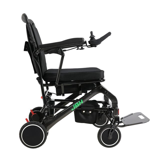 JBH DC09 Carbon Fiber Wheelchairs Price Automatic Foldable Motorized Lightweight Folding Power Electric Wheelchair for Disabled