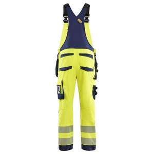 BLAKLADER - 262616483389D104 Peto con pechera Hi-Vis elástico en 4 direcciones Hi-vis Amarillo/Azul Marino-EAN 7330509930038 ROPA DE TRABAJO DE 2017 - Product Image 2
