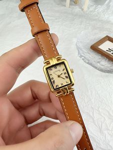 Gogoey 001 <span class=keywords><strong>Montre</strong></span> <span class=keywords><strong>Femme</strong></span> Carrée Tendance Simple Rétro Romaine Dorée Ultra-Fine <span class=keywords><strong>et</strong></span> Exquise - Product Image 6