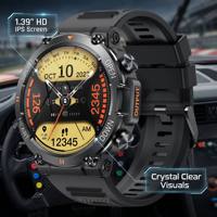 K56pro Smartwatch OEM ODM IPS 1,39 Zoll IPS Schlafüberwachung 400mAh IP68 Smartwatch Realtek8762DK für Herren Android iOS Rund