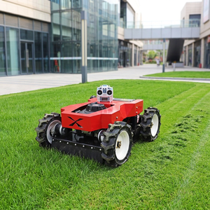 Tondeuses à gazon robotisées autopropulsées sans fil à batterie - Tondeuses industrielles à roues télécommandées pour maisons et jardins - Product Image 4