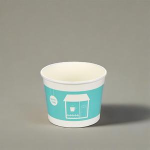 Wholesale Disposable Porridge Barrel Can Be Printed LOGO White Color Paper Soup Bucket Paper Bowl Cup - Product Image 3