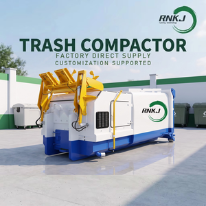 Station de compactage de déchets industrielle et commerciale RNKJ haute capacité et robuste - Product Image 1