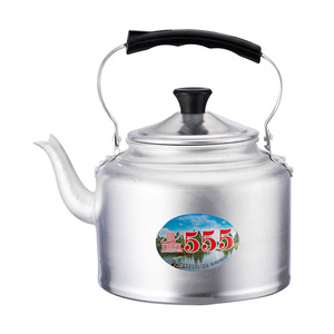 Aluminum Kettle 4L-6L Wide Mouth Easy Clean Rust Proof Traditional Gas Kettle With Whistle For Water Boiling - Product Image 2