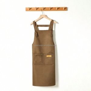 Tablier élégant en polyester du fabricant pour la cuisine, la cuisson, la salle à manger – Vêtements de travail tendance et mignons, réutilisables, lavables, avec logo imprimé - Product Image 4