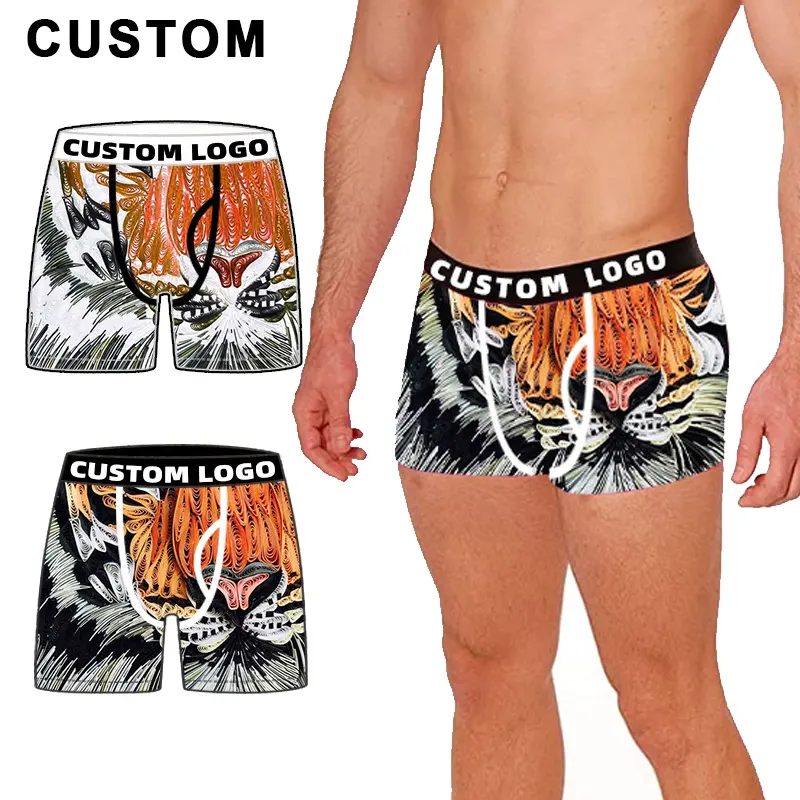 plus size underpants boys tight custom logo cotton men underwear mens padded boxer briefs underwear luxury store with pouch