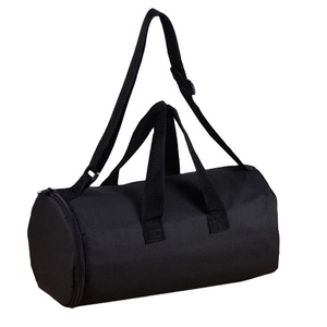 Sac à lunch personnalisé en polyester, sangle d'épaule, glacière portable cylindrique souple avec <span class=keywords><strong>poignée</strong></span> ajustable - Product Image 1