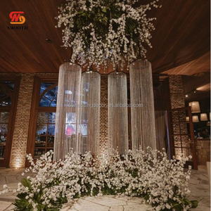 SMOOTH Crytal Beaded <strong>Top</strong> Circle Ceiling Decor <strong>Wedding</strong> Indoor Villa Decorations Romantic Banquet Hall <strong>Wedding</strong> - Product Image 1