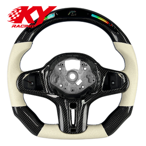 Volante Deportivo Personalizado de Fibra de Carbono con LED para BMW G05 G20 G30 G2X G3X X5 X3M X4M M2 M3 M4 M5 M8 Z4 740i 540i 440i 340i 330i - Product Image 1