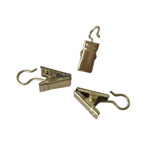 Ivoduff Wholesale Metal Curtain <strong>Hooks</strong> Curtain Hanger <strong>Clips</strong> Adjustable Curtain <strong>Clip</strong> - Product Image 1