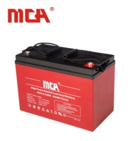 Batterie AGM rechargeable haute performance 12V 145W 34Ah pour outils électriques, voiturettes de golf, onduleurs, fauteuils roulants électriques et éclairage