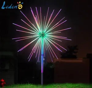2020 새로운 모델 LED 크리스마스 휴일 장식 불꽃 놀이 빛 디지털 불꽃 놀이 유성 빛