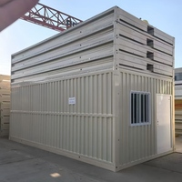 Casa Contenedor Plegable de Bajo Costo, Casa Desmontable en Kit para Campamentos de Trabajo, Dormitorio para Trabajadores, Oficina Temporal, Casa de Ensamblaje Rápido