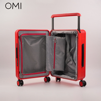 Valise de voyage à poignée large Valise à roulettes à roulettes TSA Lock 20 pouces Valise de voyage unisexe en polycarbonate