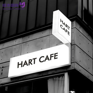 Özel akrilik ışık kutusu iş için LED duvar asılı reklam şirketleri hastaneler için açık dükkan tabela için parklar - Product Image 1