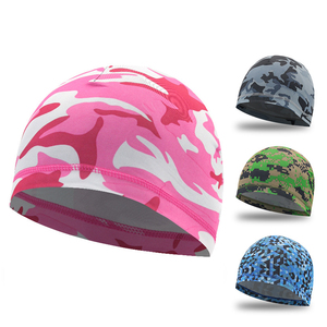サイクリングと登山用のカモフラージュヘルメットインナーライナーカモスカルキャップ - Product Image 4