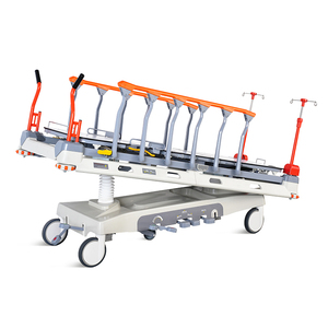 SKB041-14 सैकंग डबल हाइड्रोलिक सिस्टम 5 फ़ंक्शन एक्स-रे चिकित्सा आपातकालीन रोगी परिवहन ट्रॉली - Product Image 6