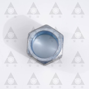 Écrou hexagonal entièrement fileté de classe 8 ANSI, utilisation domestique, matériau en acier inoxydable avec finition zinguée - Product Image 1