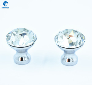 China Manufacture Cheap 1 Inch Decorative Natural Colour <strong>Cabinet</strong> <strong>Crystal</strong> <strong>Knobs</strong> Handles - Product Image 5