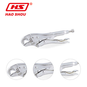 Pince mini robuste de marque Good Hand de Taiwan, pinces à bec courbé, pinces à serrage rapide et pinces de blocage, poignée en PVC, matériau en acier - Product Image 5