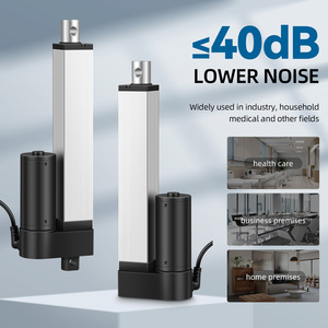 Actuador lineal eléctrico de 500mm de carrera de 24V CC con controlador de Motor de accionamiento de bajo ruido de carga 600N para elevación de mesa velocidad de 3000RPM - Product Image 4