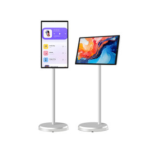 21.5 \ "Xách Tay Thông Minh Trong Nhà Màn Hình TV Màn Hình Cảm Ứng LED Được Xây Dựng Trong Máy Ảnh Trắng Đứng 21.5 \" Xách Tay Thông Minh Trong Nhà TV LED Trắng - Product Image 1