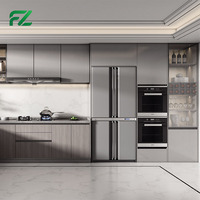 Solutions modernes de production de plans de conception tout-en-un pour armoires de cuisine en aluminium personnalisées