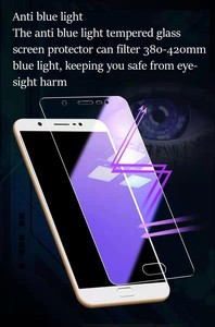2.5D Asahi Glass Anti azul Protector de pantalla del teléfono celular para AQUOS R2 compacto sense3 Plus - Product Image 3